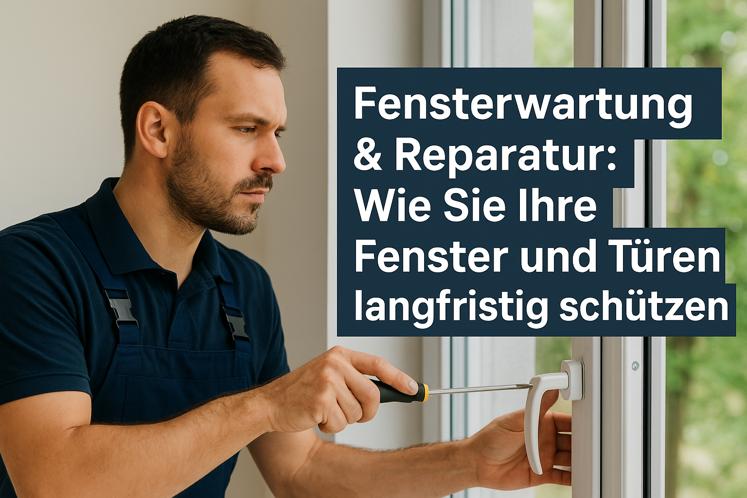 Fensterwartung & Reparatur: Wie Sie Ihre Fenster und Türen langfristig schützen